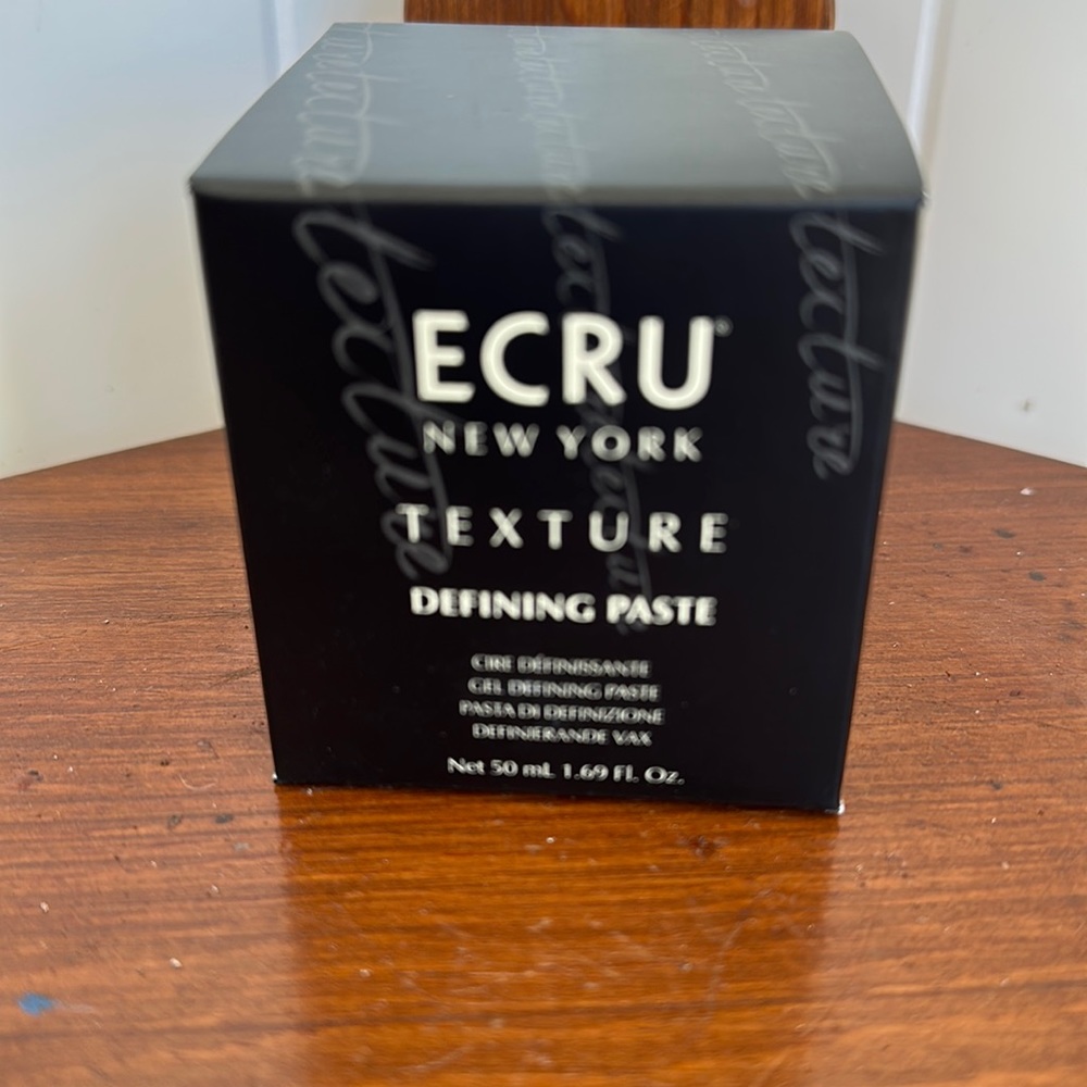 ECRU New York Texturizing Hair Styling Defining Paste 1.69 Oz New SEALED 2 Pack